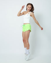 Load image into Gallery viewer, Neon Lime Booty Boy Shorts Mekerri Wellness