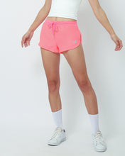 Load image into Gallery viewer, Neon Coral Booty Boy Shorts Mekerri Wellness
